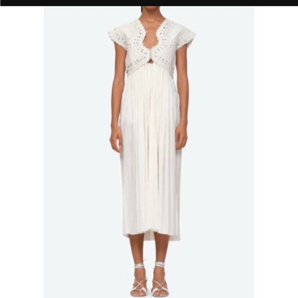 Sea New York white midi dress